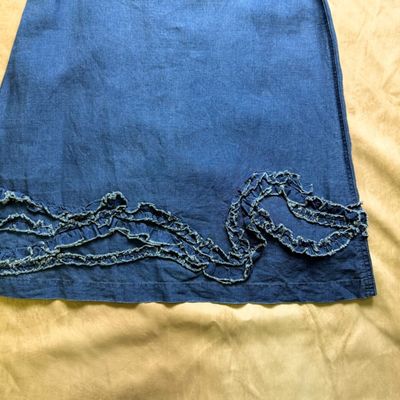 tricot Comme des Garçons Frayed Trim Linen Skirt – photo 3